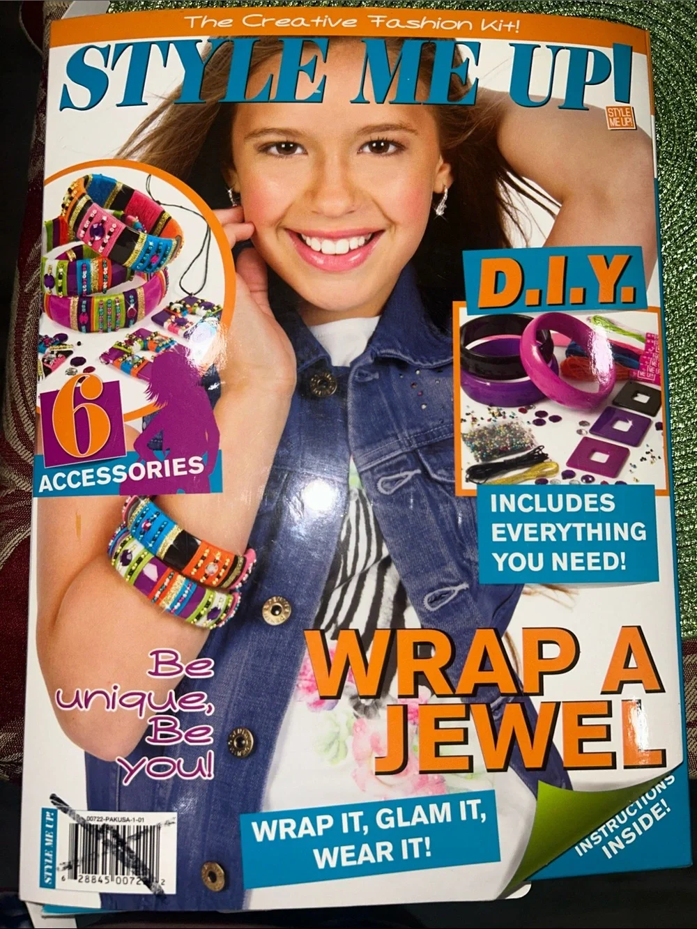 Wrap A Jewel DIY Kids Accessories Kit - make a bangle bracelet Multicolor NWT